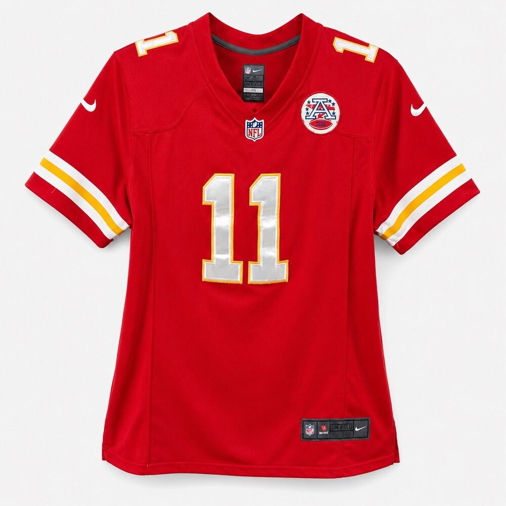 Nike NFL Kansas City Chiefs Alex Smith #11 Youth XXL Jersey Red AFL On Field